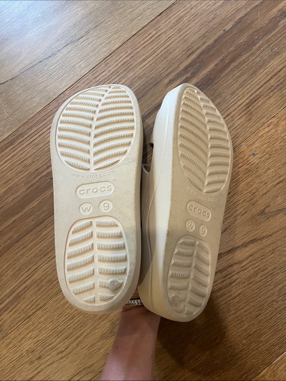 CROCS Sandal Slide in Light Tan - Picture 3 of 3